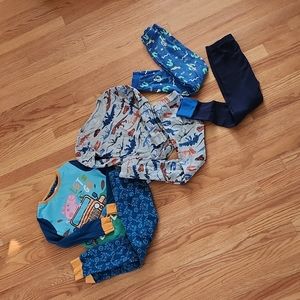Bundle size 7 pj's; 2 pairs with 2 solo pants